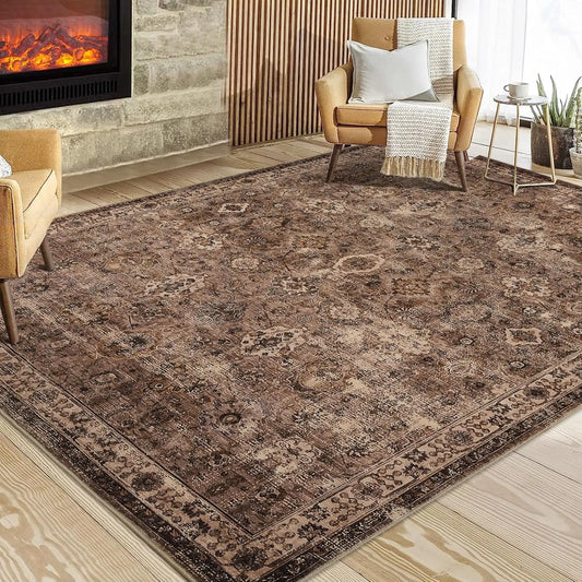 Elegant Easy Care Machine Washable Area Rug