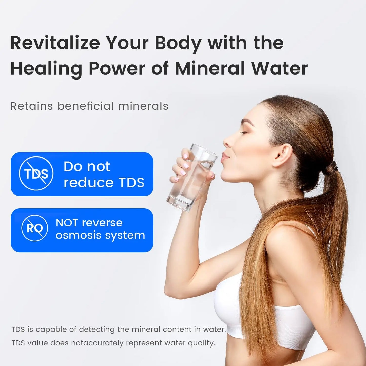 Under Sink Ultra-Filtration Water System, 3-Stage Tankless Water Filtration with Faucet