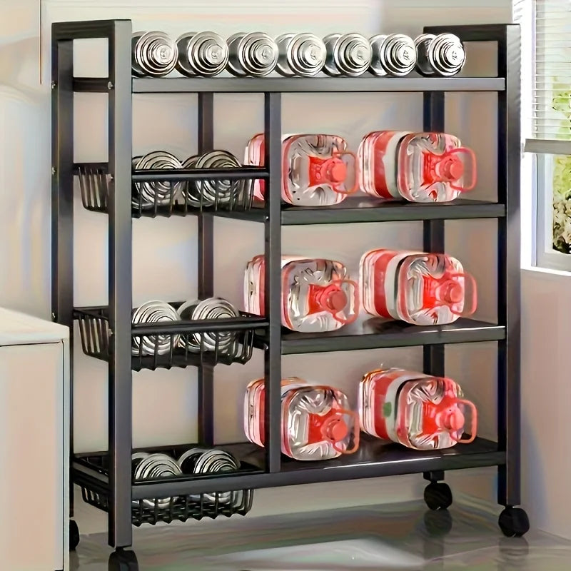 Sturdy & Space-Saving Storage Shelf Designed for Organized Living