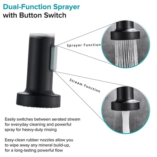 Pull Down Faucet Elevates Kitchen Style & Atmosphere
