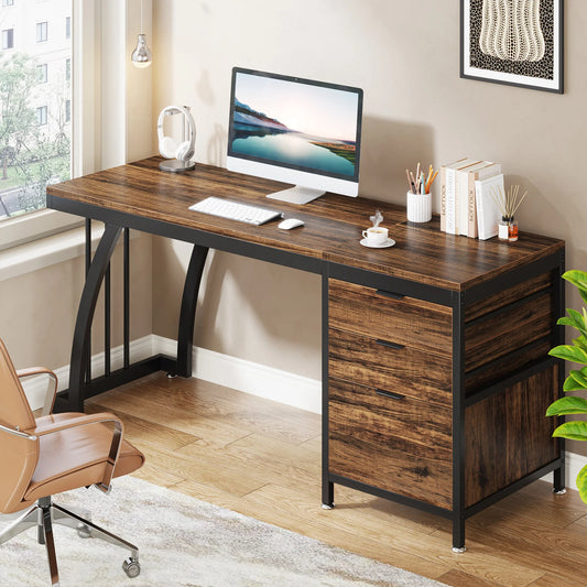 Built In Reversible Storage Desk That Keeps Your Space Clean Calm & Focused