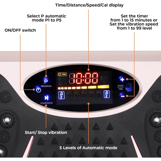 Full-Body Vibration Plate for Toning and Circulation Boost