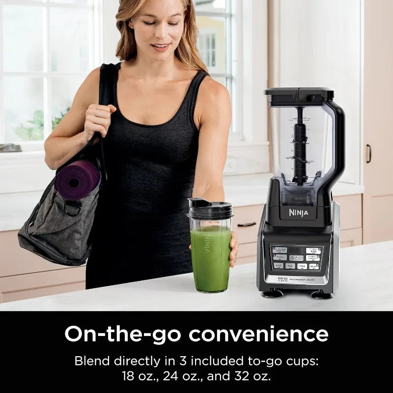 High‑power blender with 72oz pitcher and personal cup set