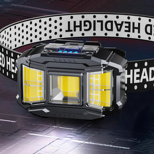 Light Your Way Hands Free Adjustable Ultra-Bright LED Rechargeable Head Light