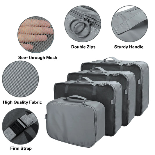 Waterproof Packing Cubes Keeps Luggage Organized