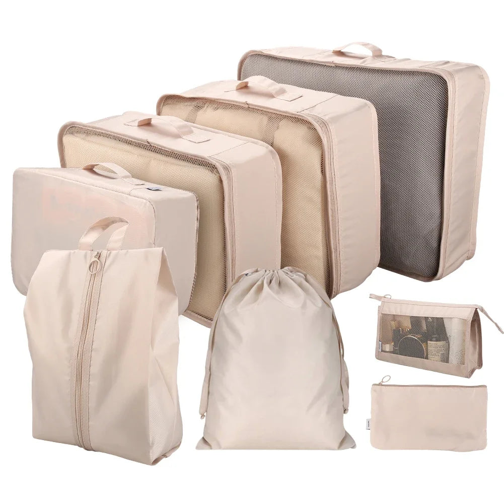Waterproof Packing Cubes Keeps Luggage Organized