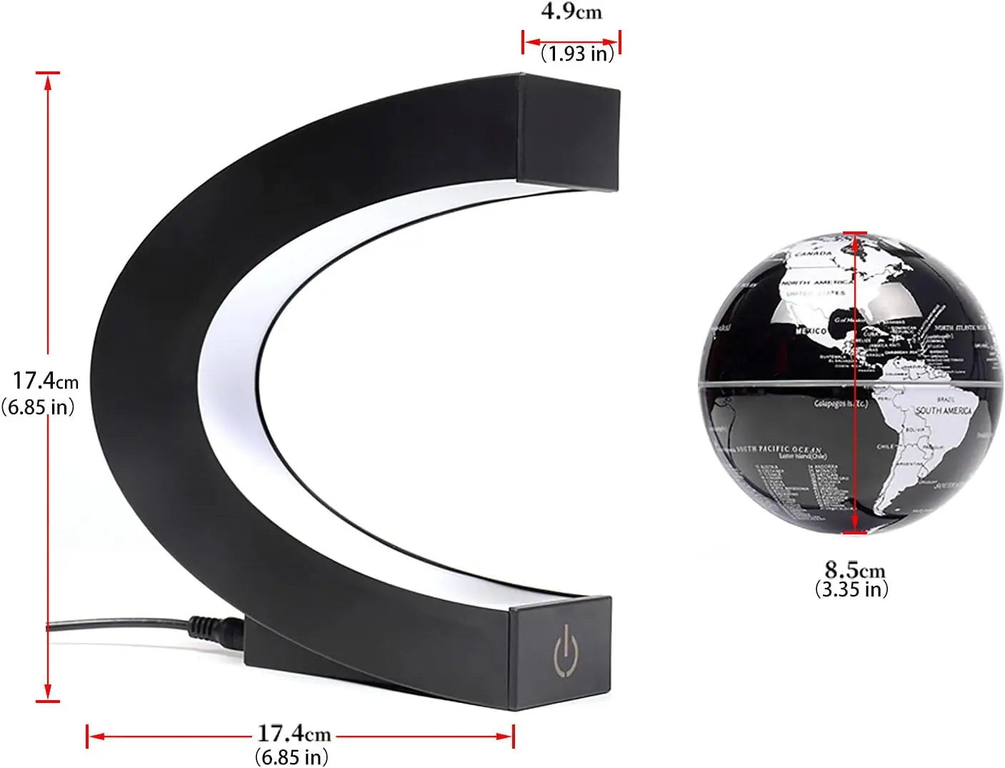 Magnetic Levitating Globe that Blends Science, Art & Ambiance