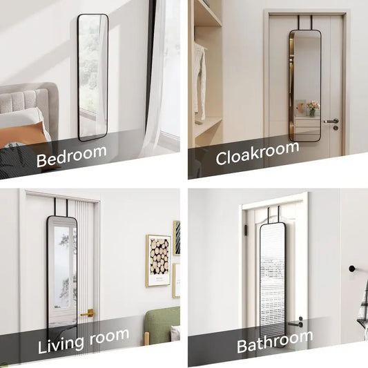 Space Saving Hanging Door Mirror