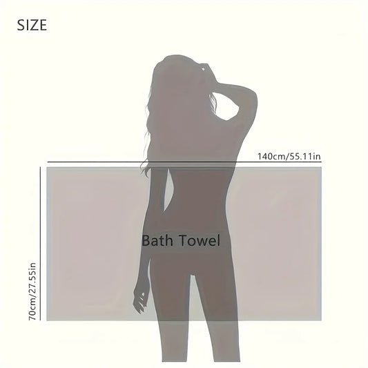 Thick, Oversized Bath Towel - Soft & Absorbent