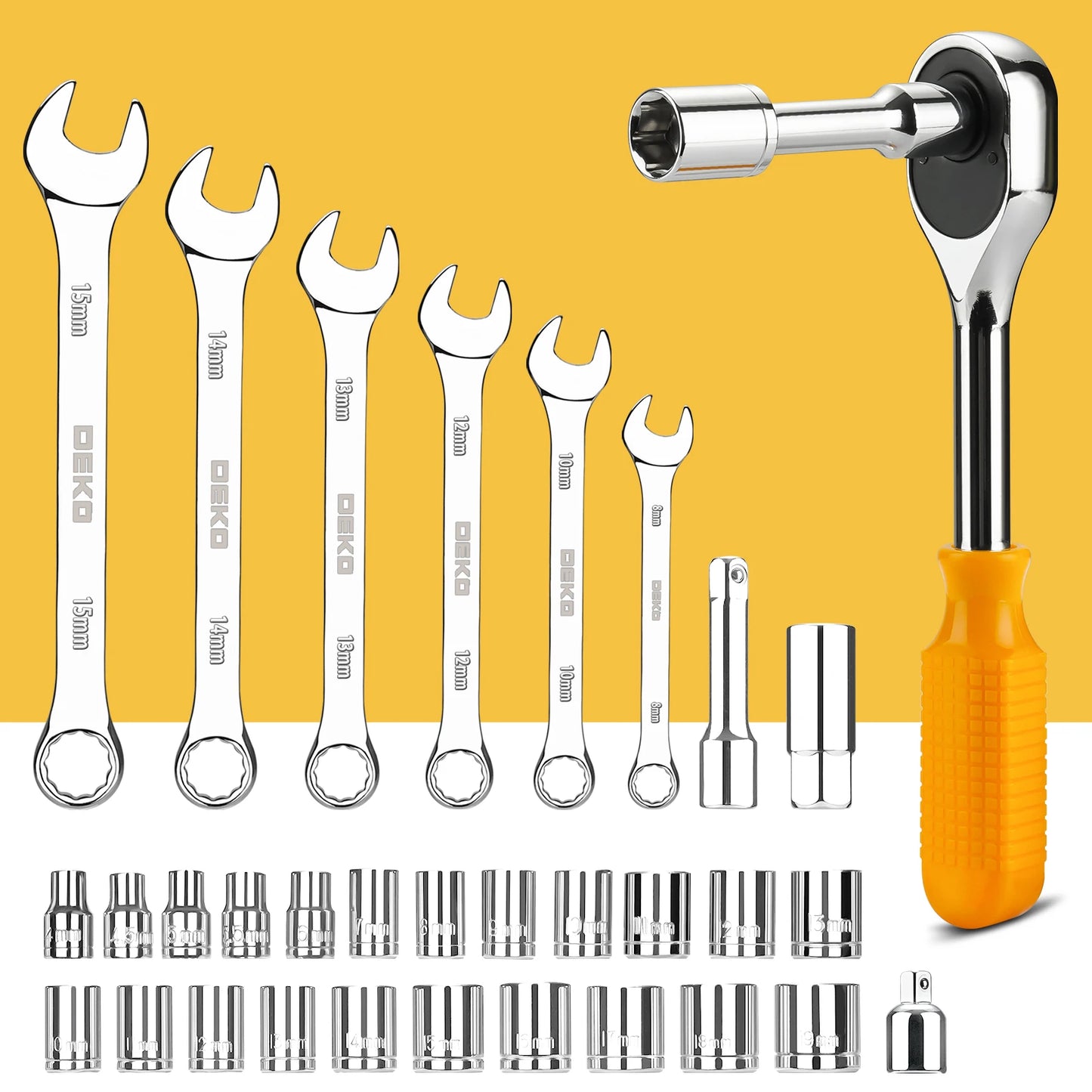 Professional 228-Piece socket and Wrench Set