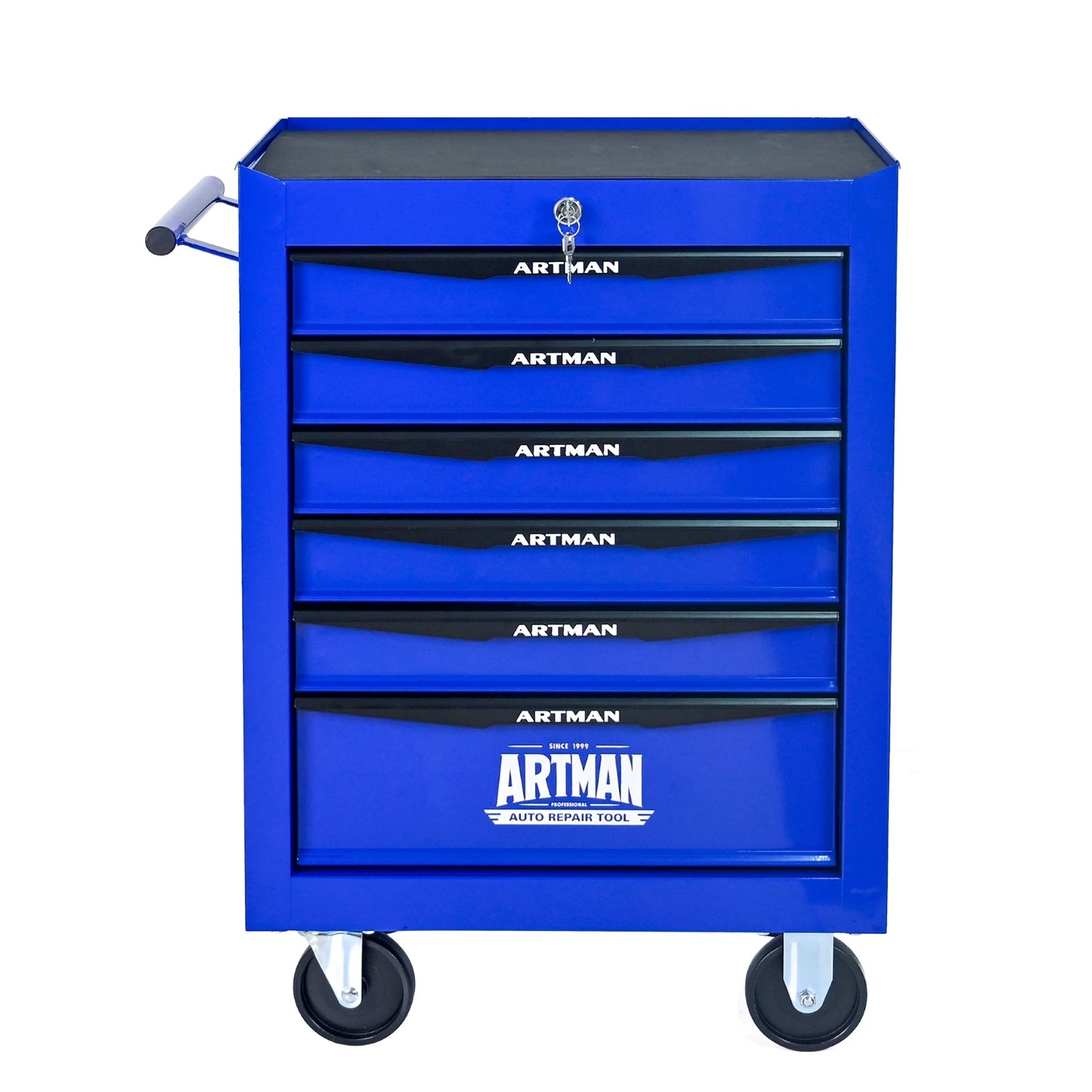 Rolling Metal Tool Chest with 6 Drawers