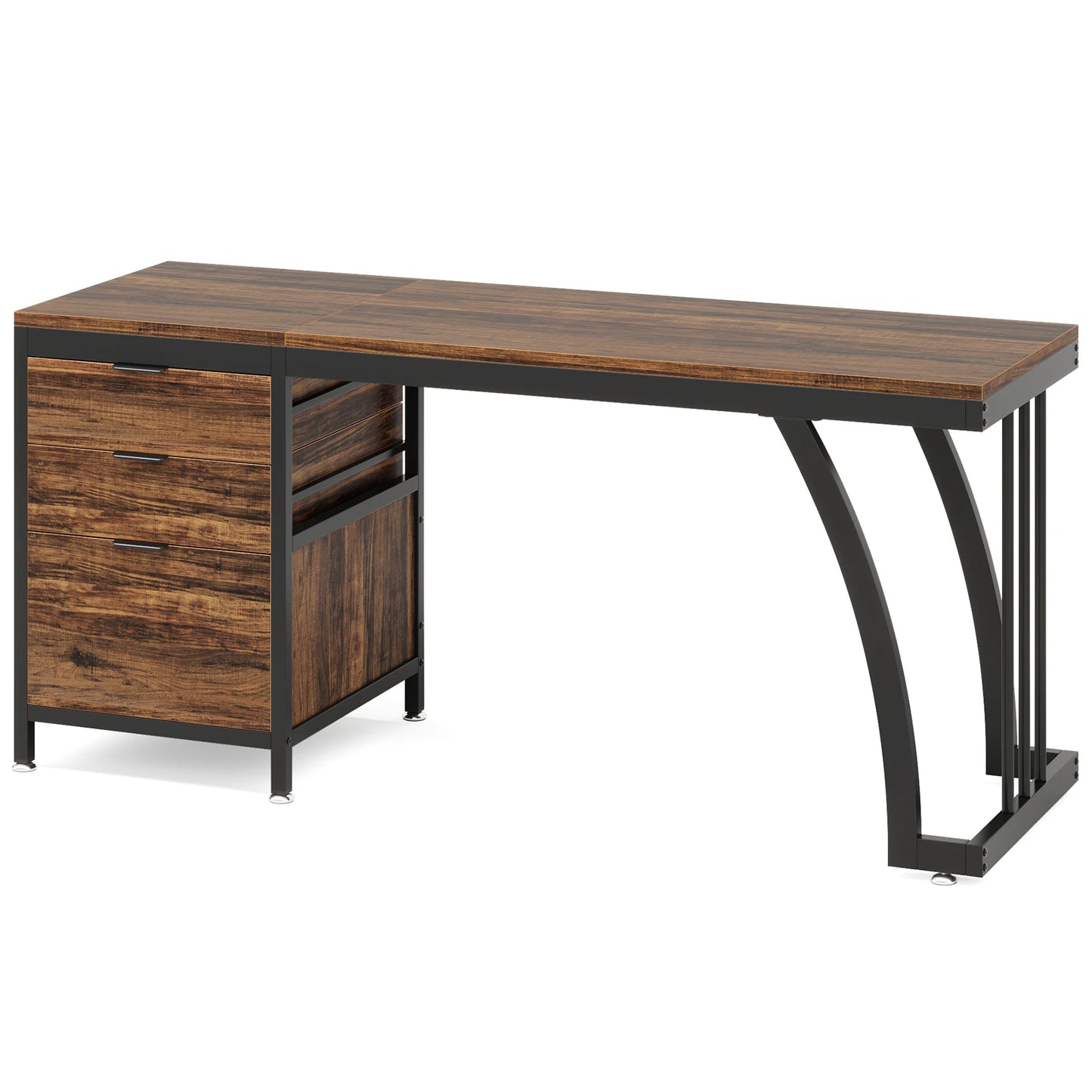 Built In Reversible Storage Desk That Keeps Your Space Clean Calm & Focused