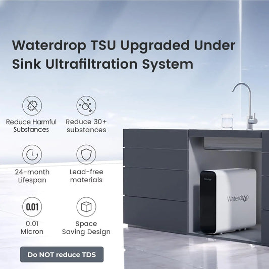 Under Sink Ultra-Filtration Water System, 3-Stage Tankless Water Filtration with Faucet