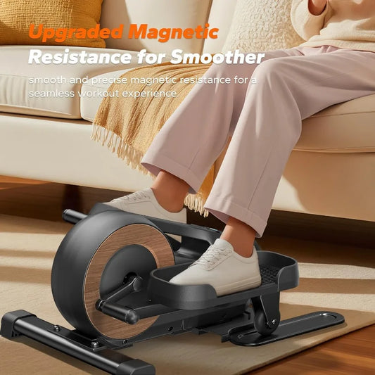Elliptical Exerciser Machine While Seated or Standing, Quiet & Portable