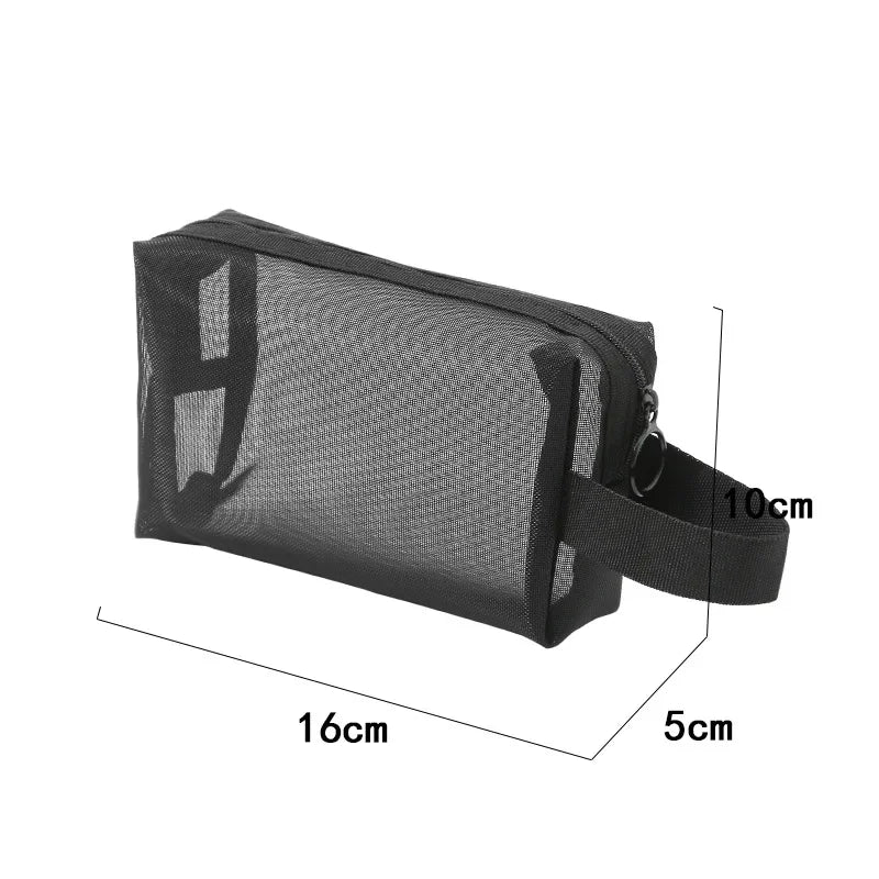 Cosmetic Mesh Makeup Bags - 3 Convenient Sizes