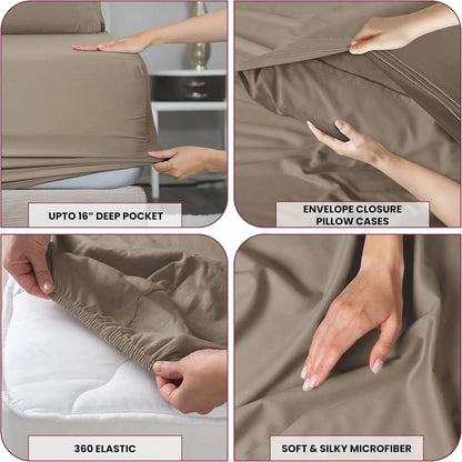 Ultra‑Soft Microfiber Bedding with a Smooth Breathable feel