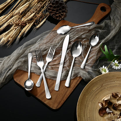 48Pcs Stainless Steel Flatware Set