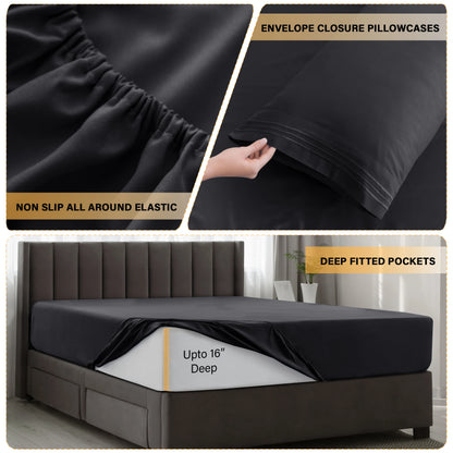 Ultra‑Soft Microfiber Bedding with a Smooth Breathable feel