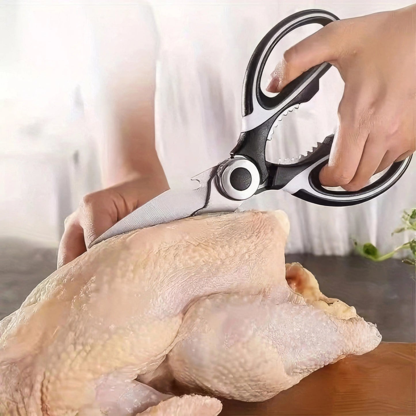 Cutting Meat, Herbs, Veggies Faster than a Knife