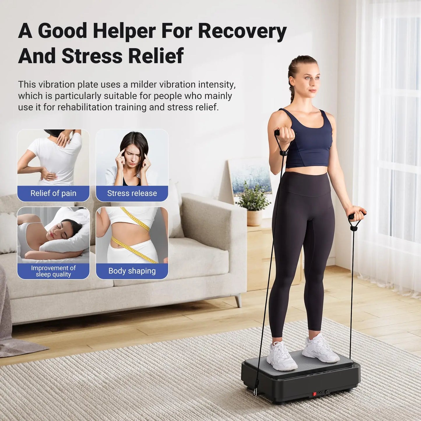 Vibration Exercise Machine Helps Lymphatic Drainage