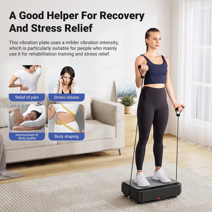 Vibration Exercise Machine Helps Lymphatic Drainage