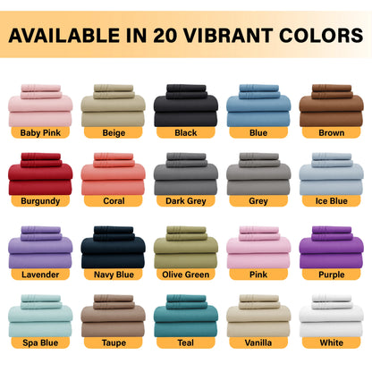 Ultra‑Soft Microfiber Bedding with a Smooth Breathable feel