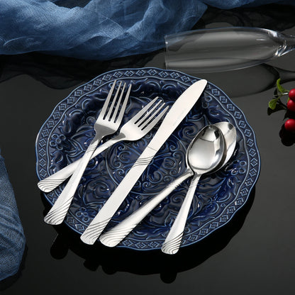 48Pcs Stainless Steel Flatware Set