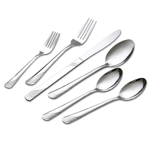 48Pcs Stainless Steel Flatware Set