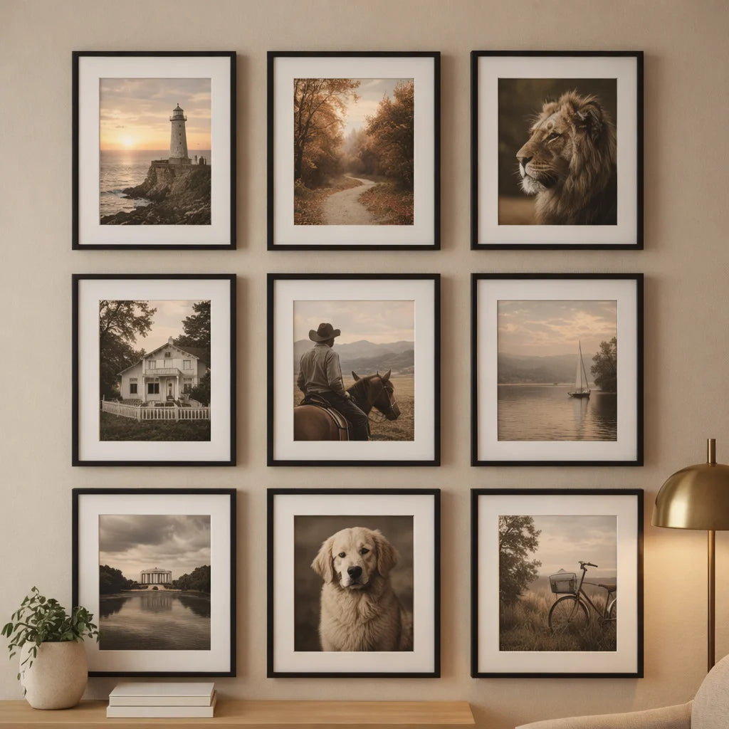 3pcs 30x40 50x70cm Picture Frames