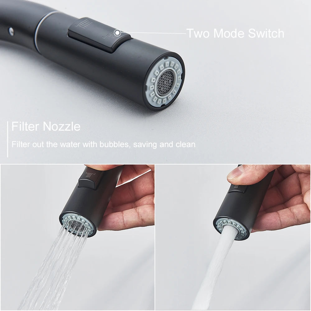 2 Function Touch Control Pull Out Sensor Kitchen Faucet