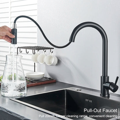 2 Function Touch Control Pull Out Sensor Kitchen Faucet