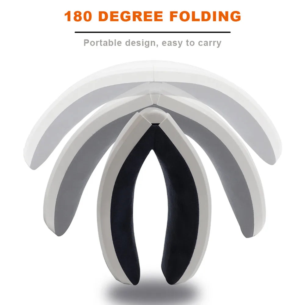 Bluetooth Capable Eye Mask with Gentle Heat & Soothing Massage for Instant Relaxation