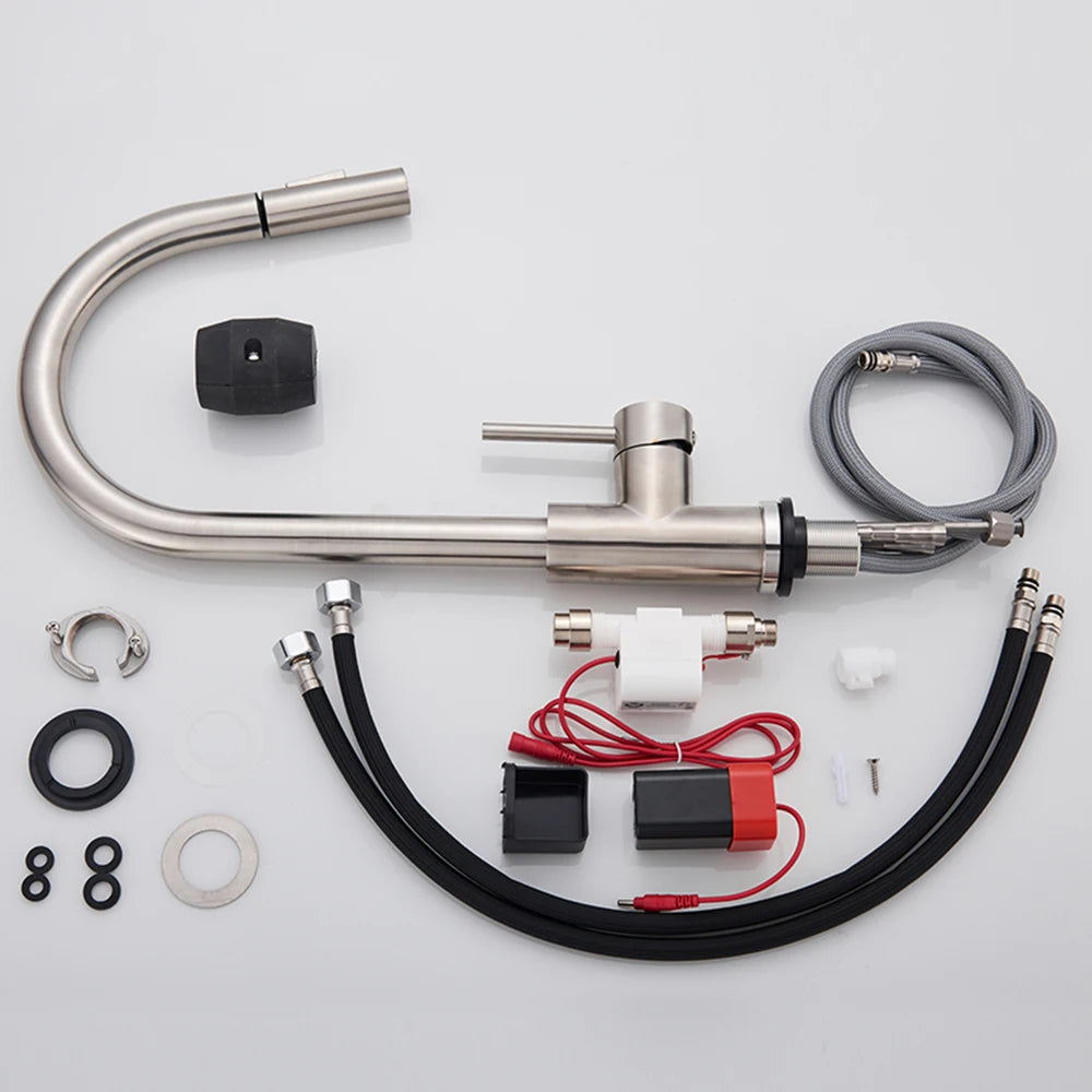 2 Function Touch Control Pull Out Sensor Kitchen Faucet