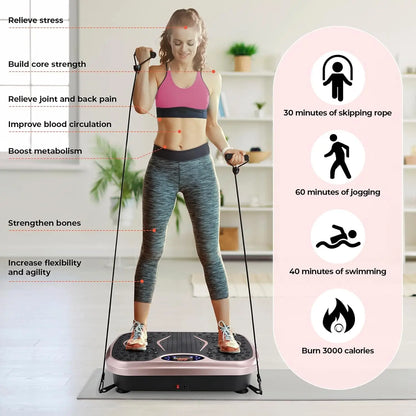 Full-Body Vibration Plate for Toning and Circulation Boost