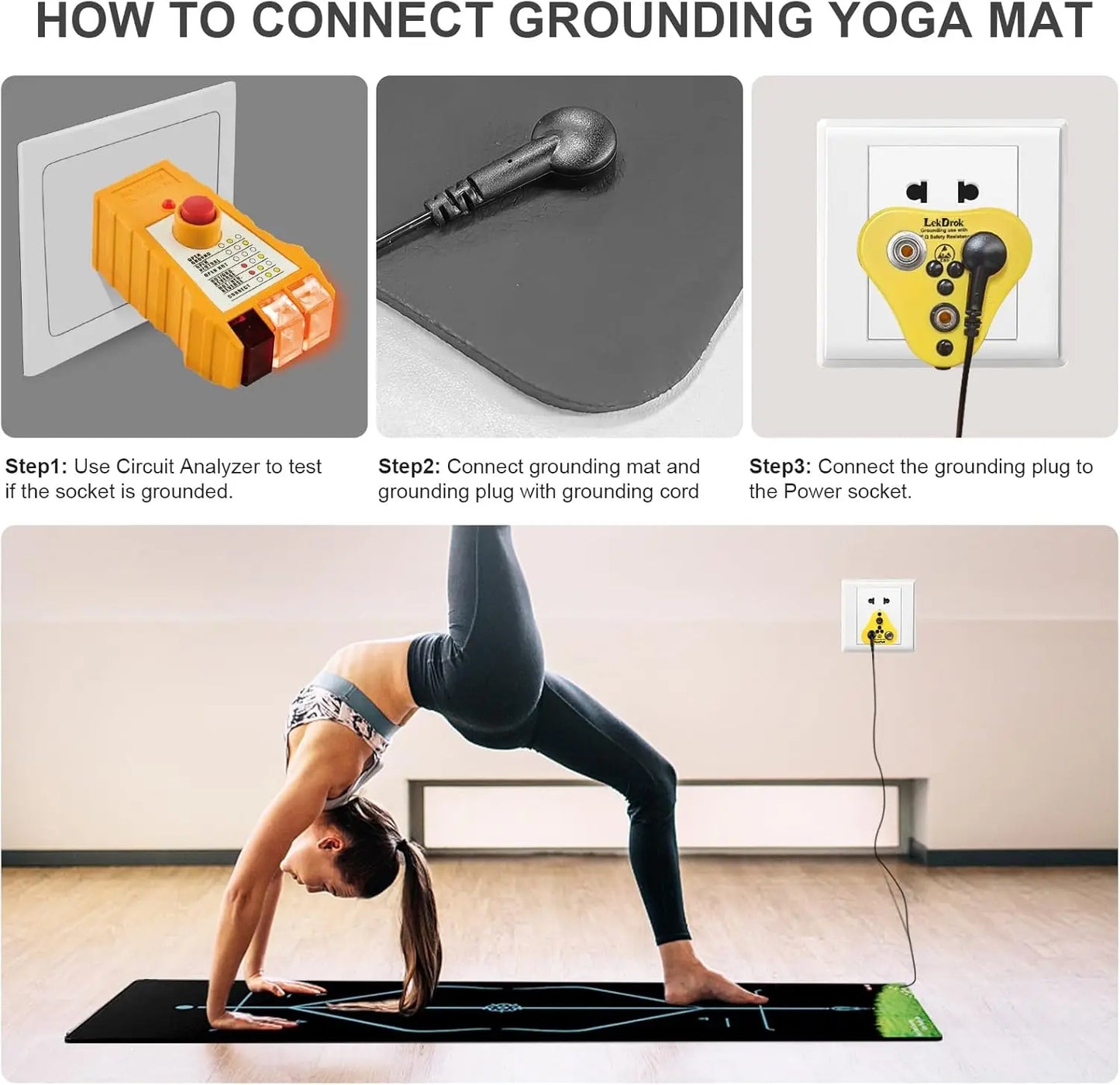 Grounding Yoga Mat Helps to Reconnect & Reset