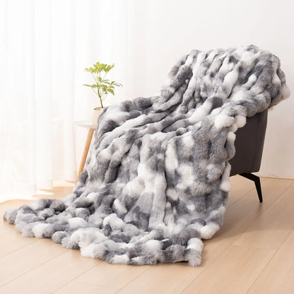 Faux Fur Soft Cozy Thick & Warm Blanket