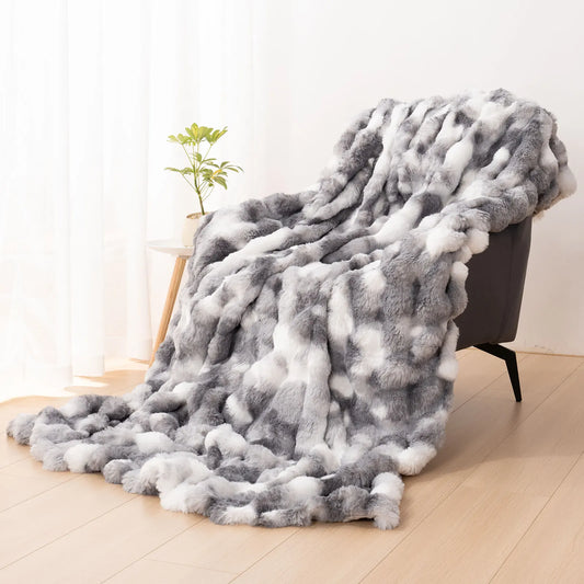 Faux Fur Soft Cozy Thick & Warm Blanket