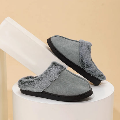 Couples’ Winter Plush Slippers – Soft, Warm, Anti‑Slip Home Footwear