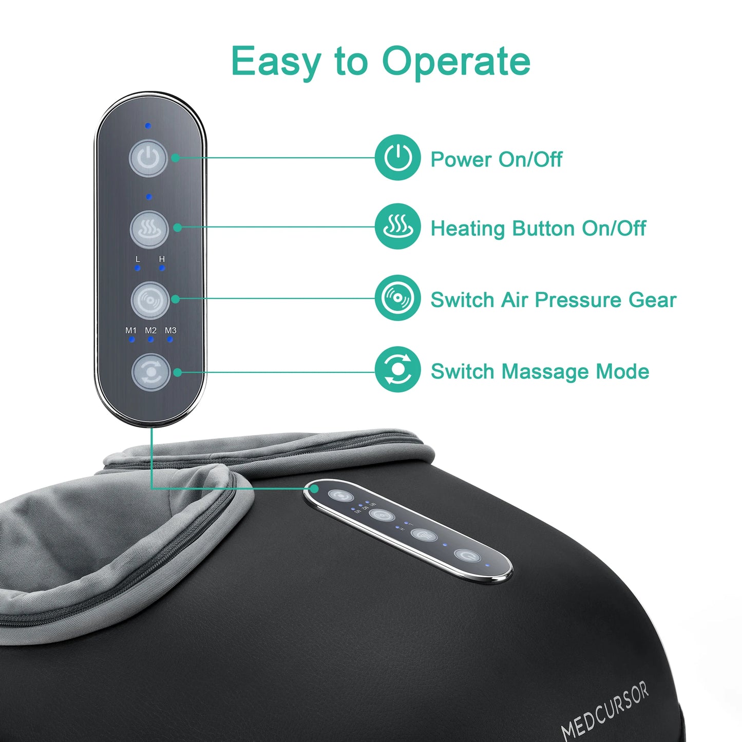 Spa Like Heated Shiatsu Foot Massager Delivers Deep Relief & Relaxation