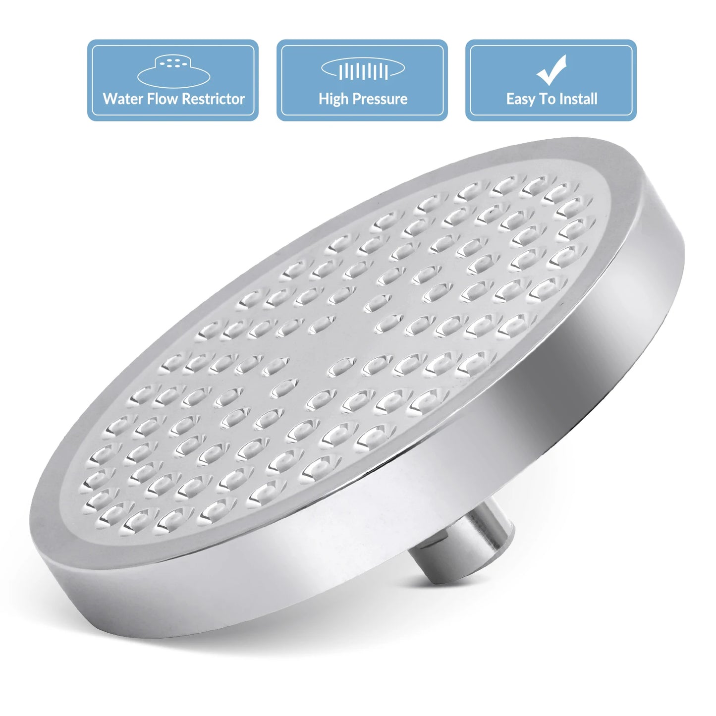 High Pressure Adjustable Stainless Steel Rainfall Shower Head