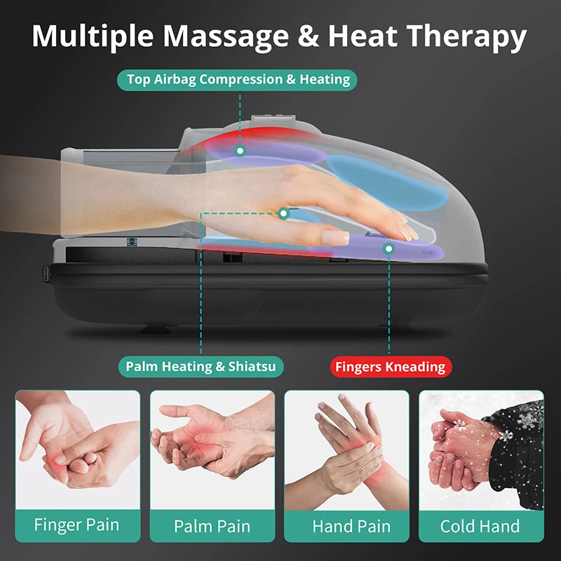 Hand Massager Eases Pain, Relaxes Muscles & Brings Soothing Comfort