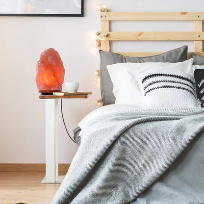 2 Pack Glowing Hand Carved Natural Himalayan Salt Lamp