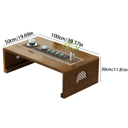 Foldable Japanese-Style Low Table Adds Style & Function