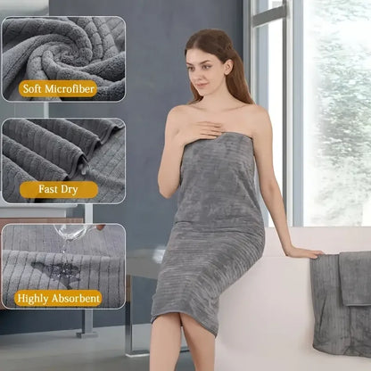 4pcs Oversized Bath Towel Set -  Ultra Soft Microfiber