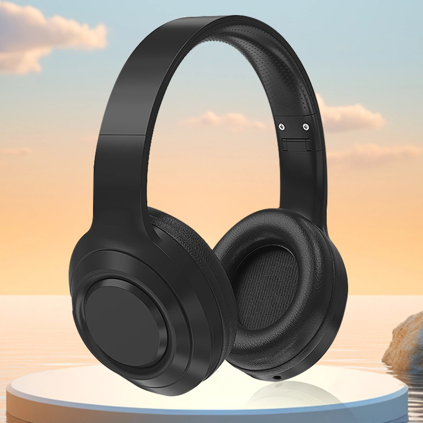 Wireless & Blutooth, Stay Relaxed on Long Journeys with Powerful Noise‑Canceling Performance