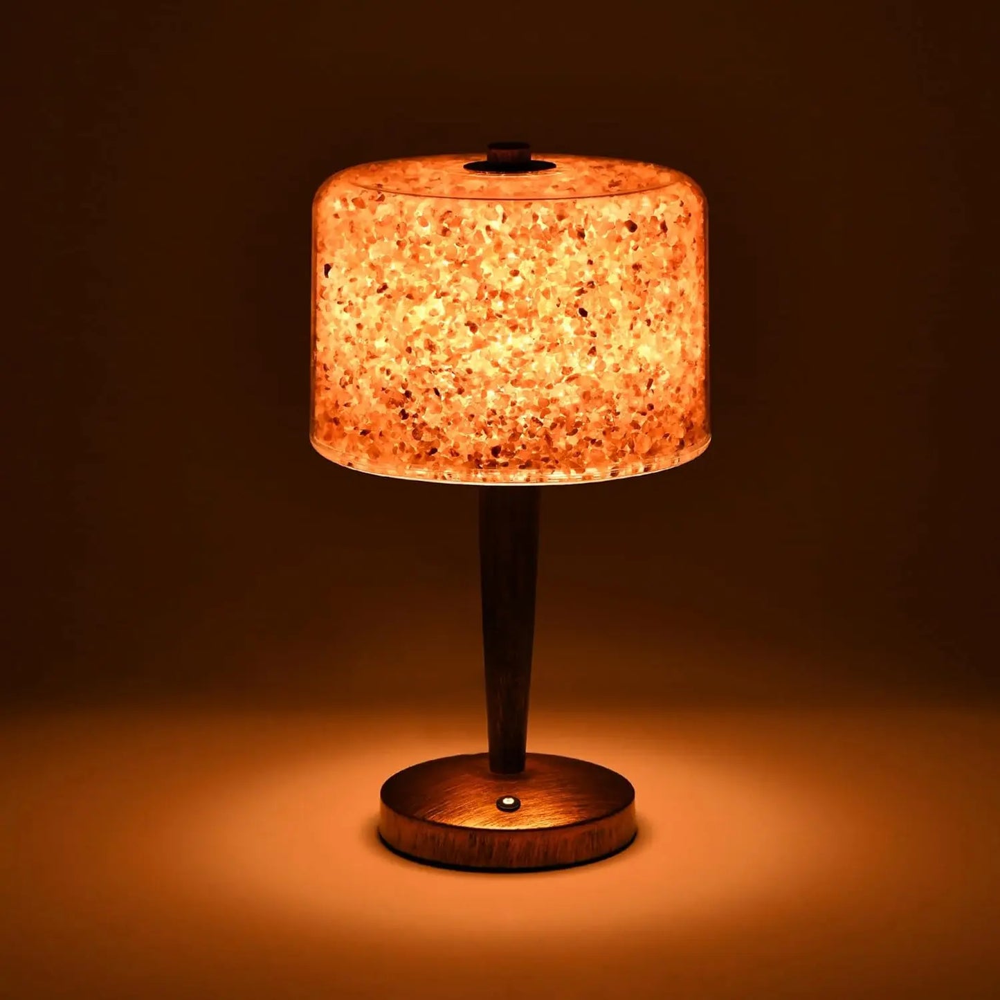 Touch Dimmer Himalayan Salt Rock Lamp with USB
