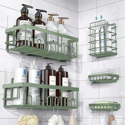 Space-Saving & Stylish Stainless Steel Shower Caddy