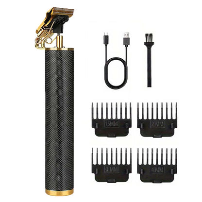 Professional Hair Clipper Kit for Men - Cordless Rechargeable