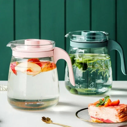 Easy Pouring & Generously Sized Glass Kettle, High Temperature Resistance
