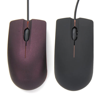 A 3 Button Sleek Easy-to-Use USB Wired Optical Mouse Delivers Smooth Control